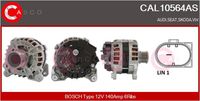 BOSCH 1986A01371 - Alternador