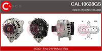 BOSCH 1986A00966 - año construcción hasta: 01/2014<br>Tensión [V]: 28<br>Corriente de carga alternador [A]: 70<br>Tipo de sujeción: Brazo oscilante doble<br>Modelo de alternador: excl. bomba vacío<br>Distancia de polea a alternador [mm]: 37<br>Sentido de giro: Sentido de giro a la derecha (horario)<br>Poleas: con polea múltiple<br>Número de canales: 8<br>poleas - Ø [mm]: 55<br>Pinza: B+(M8)<br>ID del modelo de conector: 82<br>Longitud [mm]: 194<br>extensión de reparación recomendada: correas trapezial, poli V<br>