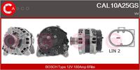 BOSCH 1986A01092 - Código de motor: CXGA<br>año construcción hasta: 07/2016<br>Tensión [V]: 14<br>Corriente de carga alternador [A]: 180<br>Tipo de sujeción: Brazo oscilante doble<br>Modelo de alternador: incl. bomba de vacío<br>Distancia de polea a alternador [mm]: 39,5<br>Sentido de giro: Sentido de giro a la derecha (horario)<br>Poleas: con polea de rueda libre<br>Número de canales: 6<br>poleas - Ø [mm]: 49,5<br>Pinza: B+(M8)<br>ID del modelo de conector: 125<br>Longitud [mm]: 194<br>extensión de reparación recomendada: correas trapezial, poli V<br>