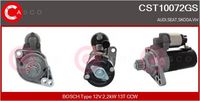 BOSCH 1986S00870 - Equipamiento de vehículo: para vehículos sin sistema Start&Stop<br>Tensión [V]: 12<br>Potencia nominal [kW]: 1,7<br>Cantidad de agujeros de fijación: 3<br>Número de dientes: 11<br>Pinza: 30,50<br>Diámetro de brida [mm]: 76,2<br>Sentido de giro: Sentido de giro a la izquierda (antihorario)<br>Posición básica piñón [mm]: 52,4<br>Modelo motor arranque: autoexpelente<br>Diámetro de orificio [mm]: 12,5<br>Diámetro de orificio 2 [mm]: 12,5<br>Taladro Ø 3 [mm]: 12,5<br>Longitud [mm]: 234<br>Posición/Grado: links<br>