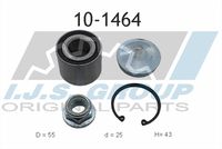 IJS GROUP 101464 - Dinámica de frenado / conducción: para vehículos con ABS<br>Lado de montaje: Eje delantero<br>Lado de montaje: izquierda<br>Lado de montaje: derecha<br>Ancho [mm]: 37<br>Diámetro interior [mm]: 37<br>Diámetro exterior [mm]: 72<br>Artículo complementario / información complementaria 2: con sensor ABS incorporado<br>