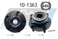 IJS GROUP 101363 - Lado de montaje: Eje trasero izquierda<br>Lado de montaje: Eje trasero, derecha<br>Versión: One<br>Medida de rosca: M12X1,25<br>Número de dientes, anillo ABS: 96<br>para OE N°: 402022933R<br>Diámetro exterior [mm]: 148<br>Llanta, nº de taladros: 5<br>Artículo complementario / información complementaria 2: con sensor ABS incorporado<br>