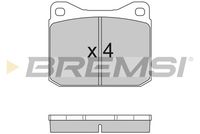 BREMSI BP2097 - Juego de pastillas de freno