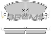 BREMSI BP2212 - Juego de pastillas de freno