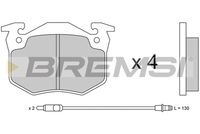 BREMSI BP2230 - Sistema de frenos: BENDIX<br>Lado de montaje: Eje trasero<br>Altura [mm]: 55<br>Longitud [mm]: 105<br>Espesor [mm]: 11<br>Número de WVA: 20635<br>Número de WVA: 20790<br>Número de WVA: 20859<br>Número de WVA: 20860<br>