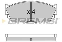 BREMSI BP2245 - Juego de pastillas de freno