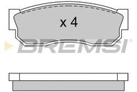 BREMSI BP2246 - Juego de pastillas de freno