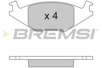 BREMSI BP2262 - Sistema de frenos: KELS.HAYES<br>Lado de montaje: Eje delantero<br>Altura [mm]: 51,1<br>Altura 1 [mm]: 48,8<br>Longitud [mm]: 137,6<br>Espesor [mm]: 19,3<br>Número de WVA: 20887<br>Número de WVA: 20888<br>