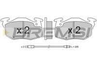 BREMSI BP2269 - Lado de montaje: Eje delantero<br>Tipo de disco de frenos: macizo<br>Ancho [mm]: 105<br>Espesor [mm]: 18<br>Altura [mm]: 54<br>Contacto avisador de desgaste: con contacto avisador de desgaste<br>Artículo complementario/Información complementaria: sin accesorios<br>Sistema de frenos: Bendix<br>Longitud contacto de aviso [mm]: 210<br>Número de indicadores de desgaste [por eje]: 2<br>Número de WVA: 20987<br>Número de WVA: 20905<br>Número de WVA: 20906<br>Número de WVA: 20986<br>