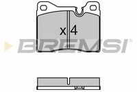 BREMSI BP2043 - Juego de pastillas de freno