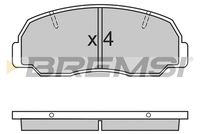 BREMSI BP2297 - año construcción hasta: 03/1984<br>Lado de montaje: Eje delantero<br>Material: Low-Metallic<br>Homologación: ECE-R90<br>Número de WVA: 21243<br>Espesor [mm]: 13,8<br>Ancho [mm]: 127,9<br>Altura [mm]: 52,5<br>