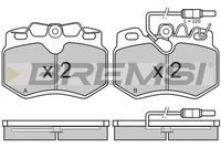 BREMSI BP2311 - Juego de pastillas de freno