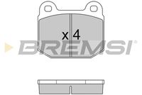 BREMSI BP2085 - Juego de pastillas de freno