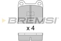 BREMSI BP2091 - Juego de pastillas de freno