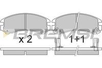 BREMSI BP2332 - Juego de pastillas de freno