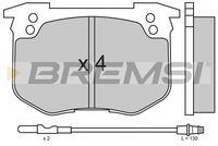 BREMSI BP2159 - Juego de pastillas de freno