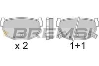 BREMSI BP2357 - Juego de pastillas de freno