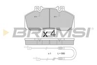 BREMSI BP2409 - Juego de pastillas de freno