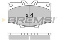 BREMSI BP2242 - Juego de pastillas de freno