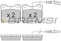 BREMSI BP2431 - Juego de pastillas de freno
