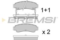 BREMSI BP2442 - Juego de pastillas de freno