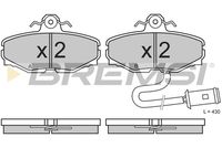 BREMSI BP2454 - Juego de pastillas de freno