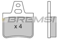 BREMSI BP2455 - Sistema de frenos: CITROEN<br>Lado de montaje: Eje trasero<br>Altura [mm]: 75<br>Longitud [mm]: 83<br>Espesor [mm]: 16<br>Número de WVA: 20389<br>