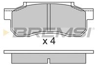 BREMSI BP2292 - Juego de pastillas de freno