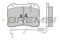 BREMSI BP2506 - Juego de pastillas de freno