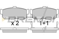 BREMSI BP2513 - Juego de pastillas de freno