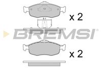 BREMSI BP2592 - Juego de pastillas de freno