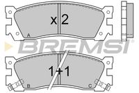 BREMSI BP2422 - Juego de pastillas de freno