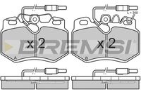 BREMSI BP2603 - Sistema de frenos: BENDIX<br>Lado de montaje: Eje delantero<br>Altura [mm]: 55<br>Longitud [mm]: 105<br>Espesor [mm]: 18<br>Número de WVA: 21414<br>Número de WVA: 21415<br>Número de WVA: 21416<br>Número de WVA: 21417<br>