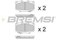 BREMSI BP2623 - Juego de pastillas de freno