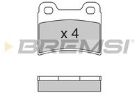 BREMSI BP2630 - Sistema de frenos: BENDIX<br>Lado de montaje: Eje delantero<br>Altura [mm]: 57,7<br>Longitud [mm]: 130,9<br>Espesor [mm]: 18,3<br>Número de WVA: 21171<br>