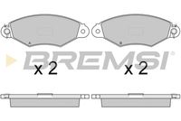 BREMSI BP2749 - Juego de pastillas de freno