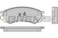BREMSI BP2468 - Juego de pastillas de freno