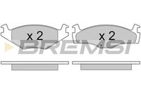 BREMSI BP2645 - Juego de pastillas de freno