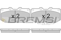 BREMSI BP2649 - Juego de pastillas de freno