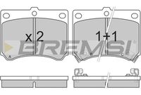 BREMSI BP2491 - Juego de pastillas de freno