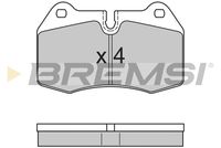 BREMSI BP2660 - Juego de pastillas de freno