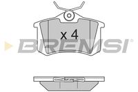 BREMSI BP2806 - Sistema de frenos: ATE<br>Lado de montaje: Eje delantero<br>Altura [mm]: 74,2<br>Longitud [mm]: 156,4<br>Número de WVA: 21624<br>Número de WVA: 21646<br>Número de WVA: 21663<br>Número de WVA: 21848<br>Espesor/grosor 1 [mm]: 19,5<br>Espesor/grosor 2 [mm]: 20,5<br>