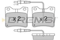 BREMSI BP2705 - Juego de pastillas de freno
