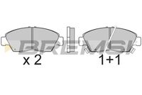 BREMSI BP2547 - Juego de pastillas de freno