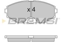 BREMSI BP2722 - Juego de pastillas de freno