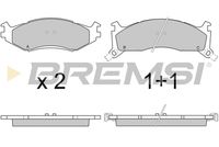 BREMSI BP2739 - Juego de pastillas de freno