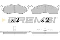 BREMSI BP2765 - Juego de pastillas de freno