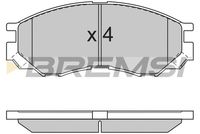 BREMSI BP2775 - Juego de pastillas de freno