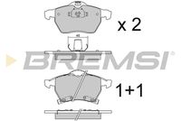 BREMSI BP2813 - Sistema de frenos: ATE<br>Lado de montaje: Eje delantero<br>Altura [mm]: 74<br>Longitud [mm]: 155,3<br>Espesor [mm]: 19,5<br>Número de WVA: 21828<br>Número de WVA: 21829<br>