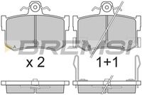 BREMSI BP2818 - Juego de pastillas de freno